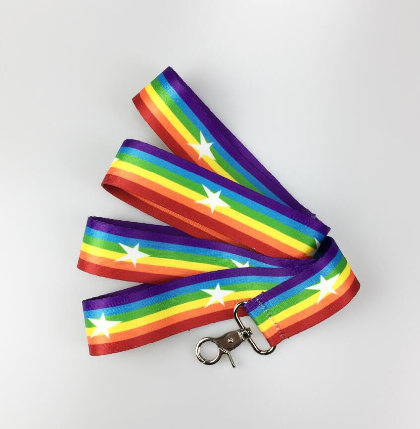 Rainbow dog leash