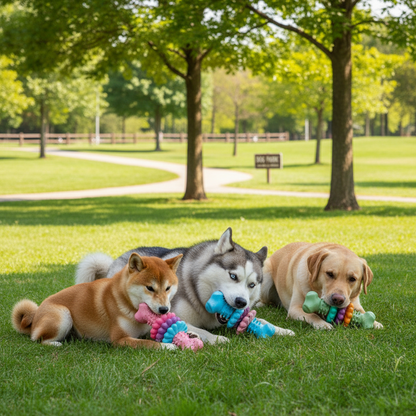  "Suitable for All Dog Breeds - Shiba Inu, Husky, Labrador Chewing Stackable Toys"